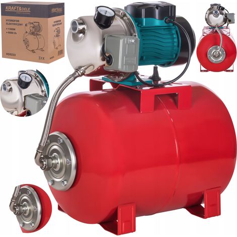 Hydrophore pour eau 50L, pompe Hydrophore, kit complet, réservoir performant KD5233 (1/5)