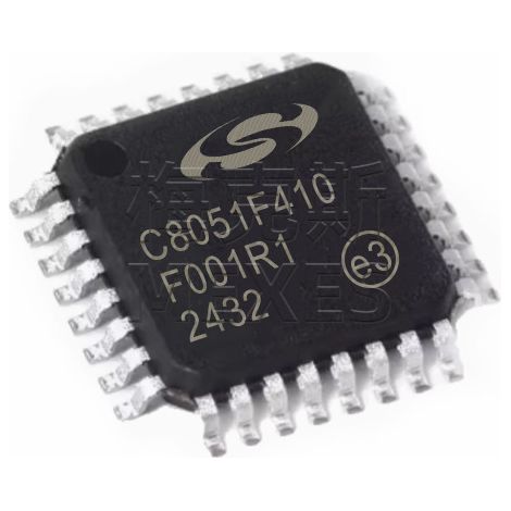 Electronic components with chip C8051F410-GQR C8051F411-GMR, 5 units shipped.