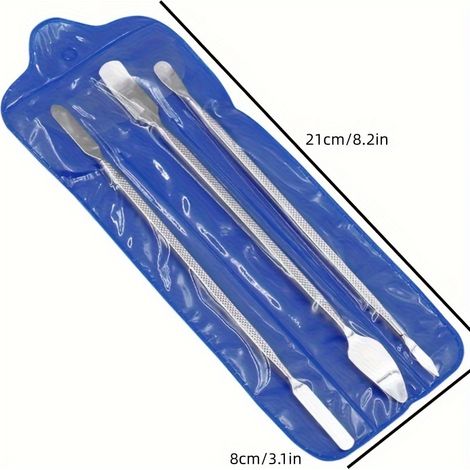 Ensemble de 3 pièces de leviers métalliques pour réparation électronique, outils essentiels de démontage et d'ouverture de coques, sans alimentation électrique requise (1/4)