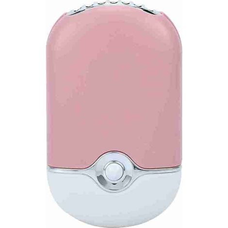 Mini ventilateur USB rafraîchissant, climatiseur, colle pour extensions de cils à séchage rapide, outil rose (1/5)