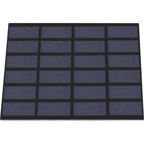 Panneau solaire polycristallin 6V 1.5W mini, plaque stratifiée PET pour chargeur de batterie DIY et extérieur