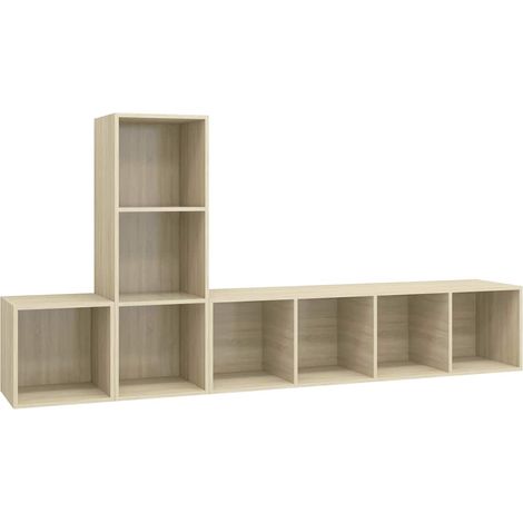 Maison Exclusive - Juego de muebles de salón 3 pzas madera ingeni (1/5)