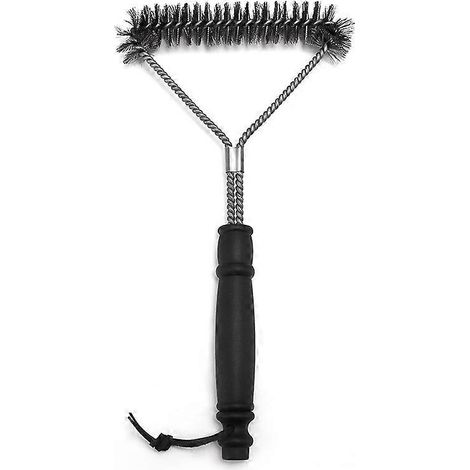 Brosse en Petit modèle Barbecue Mesh brosse de nettoyage BBQ extérieur (1/4)