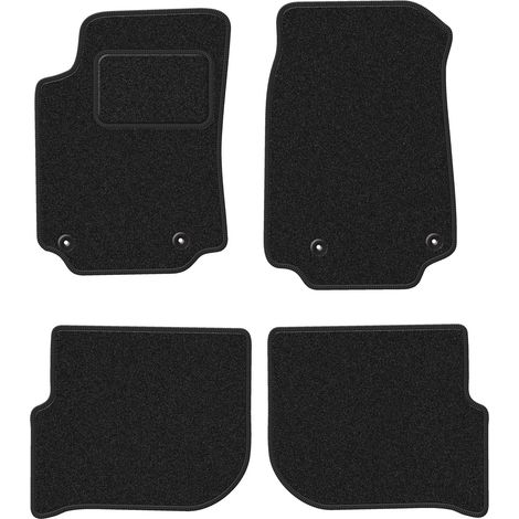Alfombrillas de terciopelo para Audi 100 C3 sedán, avant (1983-1991) antracita