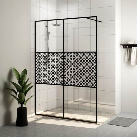 Teenpull – Duschwand für Begehbare Dusche mit Klarem ESG-Glas 140x195 cm (1/5)