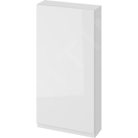 Cersanit Moduo - Armoire 80x40x14 cm, 1 porte, charnières G/D, blanc K116-018 (1/3)