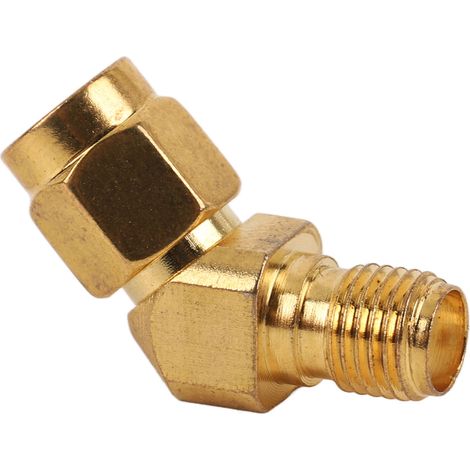 Connecteur SMA 45° mâle-femelle à large bande de fréquences, stable, pour antenne de mesure. (1/5)