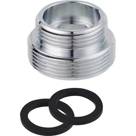 Adattatore per rubinetto in ottone M18-M22, filettatura maschio, per bagno, depuratore d'acqua (1/5)