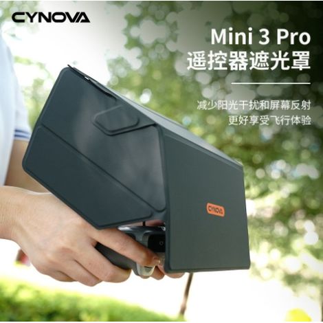 Pare-soleil/écran anti-bruit CYNOVA pour la radiocommande DJI Mini 3 Pro avec écran, afin d'éviter les interférences lumineuses.