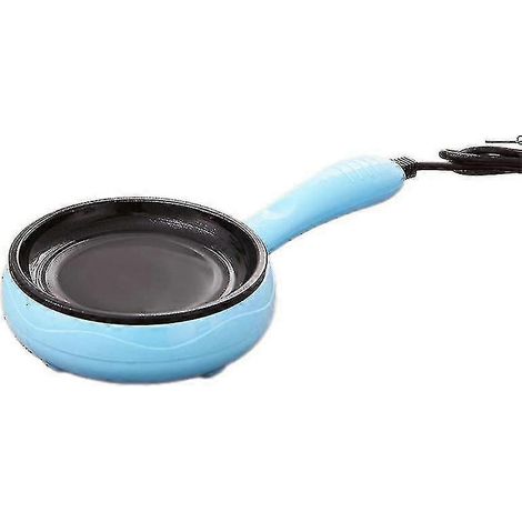 Mini cuiseur à œufs électrique multifonction pour omelettes, cuisson vapeur, crêpes, steaks frits, poêle antiadhésive 110 V (couleur : bleu) (1/5)