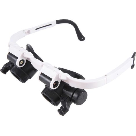 Loupe de lunettes multifonctionnelle avec bandeau et éclairage, grossissement 8x, 15x et 23x (réf. 9892H-1). (1/5)