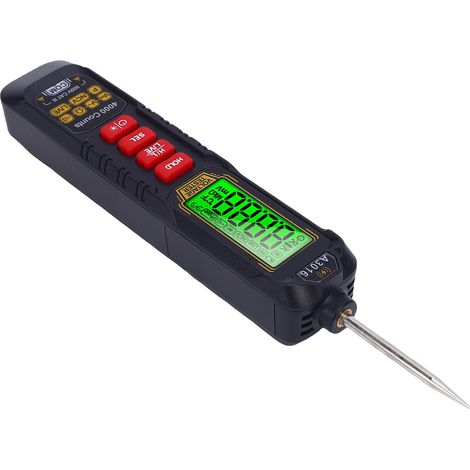 Stylo multimètre numérique à induction NCV avec identification automatique des points de rupture et fil à ressort. (1/5)