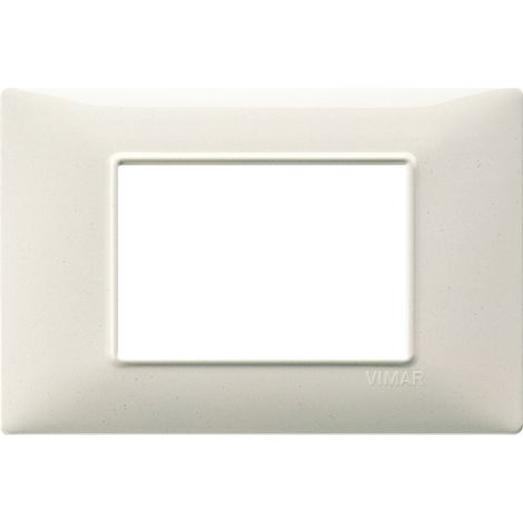 VIMAR - 14653.06 Placca 3M bianco granito