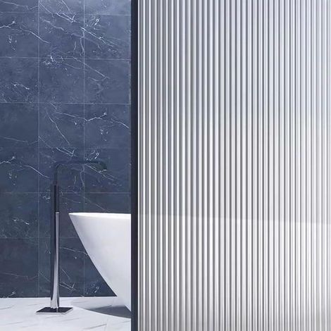 Lámina decorativa para ventanas con acabado mate，40 x 300 cm，Lámina decorativa para vidrio resistente a los rayos UV，Lámina para ventanas (1/5)