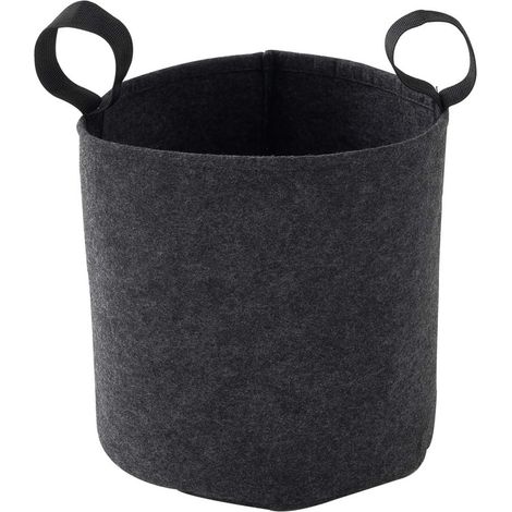 Sac plantation feutre géotextile ø 15 cm 2,7 L Gris Anthracite - Bag 4 Plant (1/4)