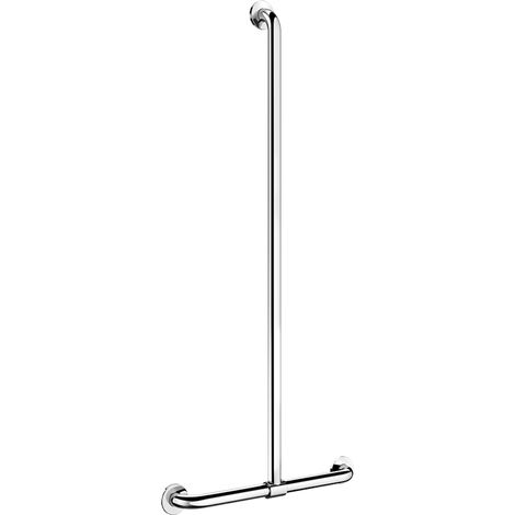 Delabie Handlauf T-Form verschiebbar D32 1160x500mm Edst. hgl. pol. (1/2)