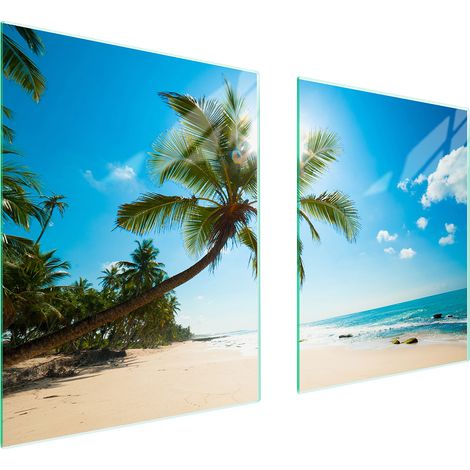 GLASSCHUTZPLATTE FÜR HERD 85x52 BEACH (1/5)