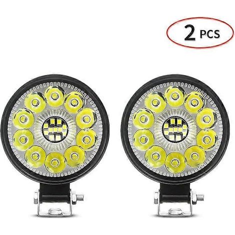 Barre de feux auxiliaires LED Mini projecteur de travail LED pour Jeep, camion, voiture, SUV, VTT, phares LED Barra 42W 48W 4x4 tout-terrain 12V Type 2 (1/5)