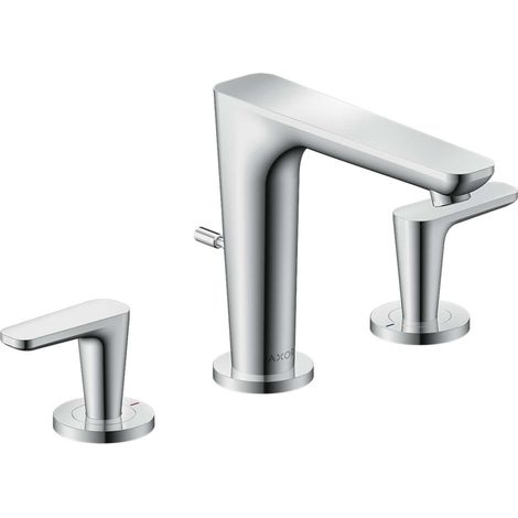 Axor Citterio C - Miscelatore da lavabo, con sistema di scarico, montaggio a 3 fori, EcoSmart, cromo 49060000 (1/2)