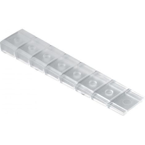 Hettich Unterlegkeil zum Abknipsen 8,0 x 20 x 100 transparent - 4 Stück Türhalter