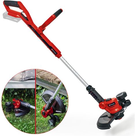 Einhell 18v PXC Cordless Strimmer Grass Trimmer 30cm Lawn GE-CT 18/30 Li Wheels