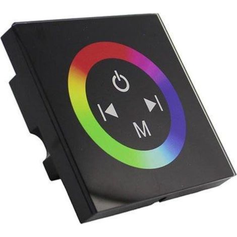 Variateur LED RGB Tactile 12V/24V - Noir - SILUMEN