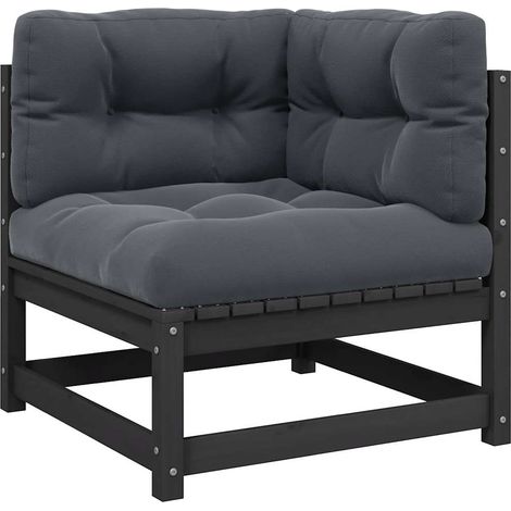 Maison Exclusive - Garten-Ecksofa mit Kissen Massivholz Kiefer (1/5)