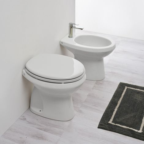 Sanitari bagno a terra CLASSIC 49x39 Economici (WC + COPRIWATER) (1/5)