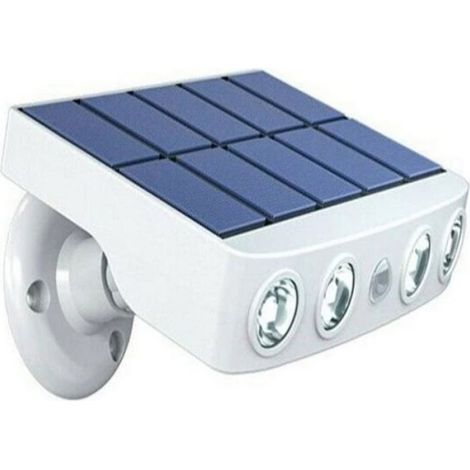 Lampe Solaire Extérieur - Détecteur Mouvement - 4 Led Cob 500 Lm - Ip65 - Orientation Réglable - 1 Pièce (1/5)