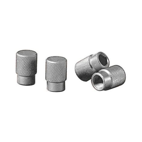 Sport-Cap, set 4 tappi coprivalvola - Alluminio (1/2)