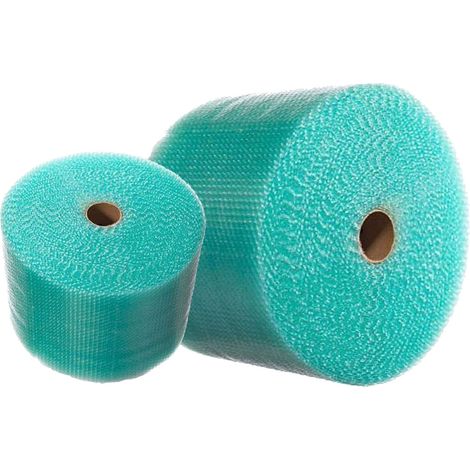 1 x 300x50m Green Biodegradable Small Bubble Wrap Rolls