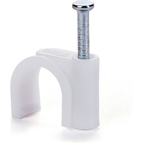 Graffette fermacavo 10mm bianche Confezione 60pz Aigostar (1/3)