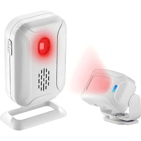 Motion Doorbell, Door Chime for Business Entry, Store Welcome Buzzer Monitor, Motion Detect Alarm, Caregiver Reminder for Elderly, Visitor Bell，1 Receiver 1 Sensors (1/5)