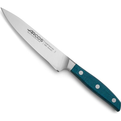 BROOKLYN COOK'S KNIFE - Breites, glatt geschliffenes, stabiles und starkes Kochmesser. Mehrzweckmesser für den professionellen und häuslichen Gebrauch, das Gemüse reinigt, schneidet und zerkleinert. (1/5)