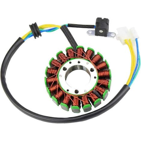 Bobine de stator de générateur de moto 93 mm 18 pôles pour LINHAI (1/5)
