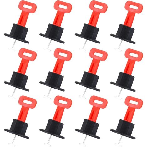 50Pcs Planchers Murs Réutilisables Positionnement Kits De Régulateur De Nivellement Position du Levier Bâtiment Levage De Carreaux Et Outils Systèmes De Plancher De Type T H231