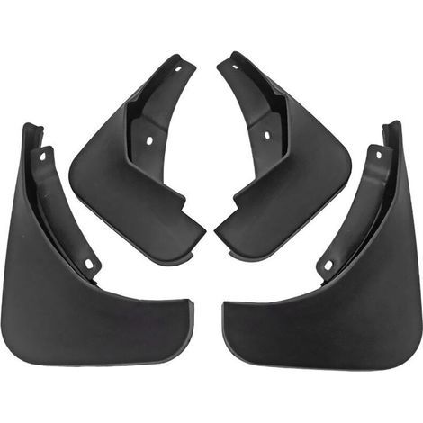 Convient aux garde-boue Volkswagen CC 2010-2012, garde-boue de pneus de voiture, garde-boue en caoutchouc souple, noir.