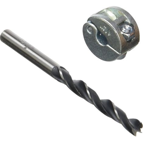 WOLFCRAFT 1 MÈCHE À BOIS AVEC BUTÉE PROF. Ø6MM (1/4)