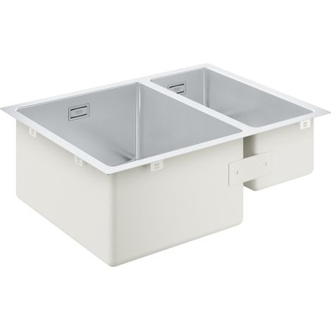 GROHE Fregadero de acero inoxidable 595 x 450 mm K700U - Medio seno izquierdo