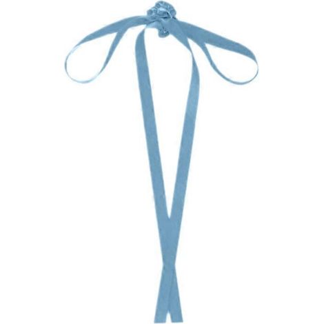 Chouchou en tissu, idéal pour les queues de cheval hautes des filles. (1/5)