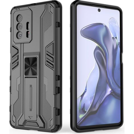 Funda para Xiaomi 11T / 11T Pro, soporte militar, color negro. (1/5)