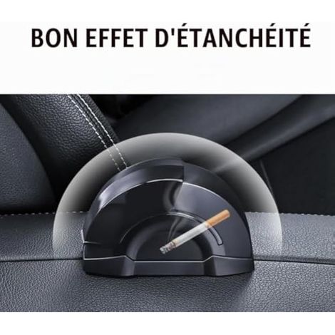 Cendrier de Voiture pour L'Intérieur de la Voiture, Le Bureau, Les Pièces Intérieures, Le Cendrier de Style Autocollant de Côté de Porte et de Fenêtre (1/4)