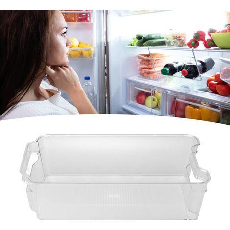 Boîte de rangement pour réfrigérateur en PET, organisateur alimentaire, boîte de conservation pour réfrigérateur, petit format (1/5)