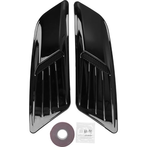 Front-Lüftungsgitterabdeckung für Ford Mustang 2015-2017 (2-teilig, glänzend schwarz) (1/5)