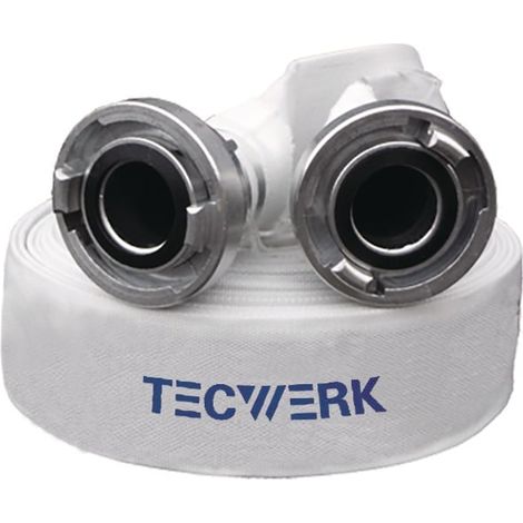 Manguera  industrial/construcción  ID  50mm  L.20m  blanca  TECWERK (1/2)