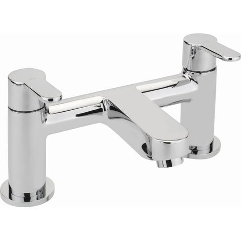 Sagittarius Plaza Bath Filler Tap Pillar Mounted - Chrome