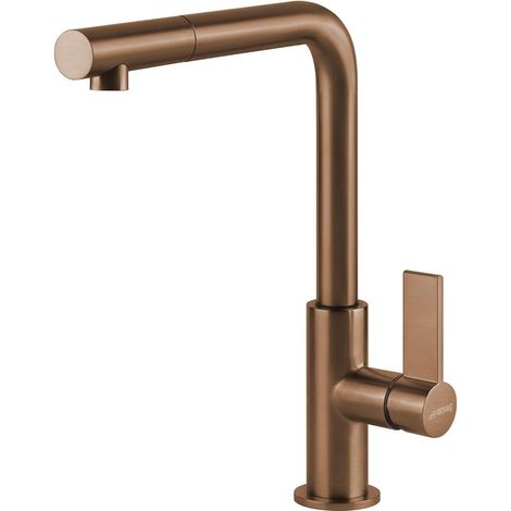 Grifo universal para fregadero de cocina MD22CUX, cobre. (1/3)