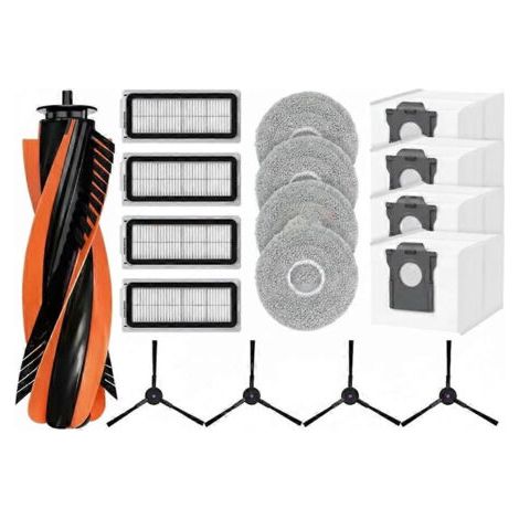 Pièces de rechange et accessoires pour Cecotec Conga X70 : brosse principale, filtre HEPA, lingette de nettoyage et sac à poussière. (1/5)