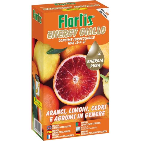 Concime Energy Giallo Flortis 600 gr