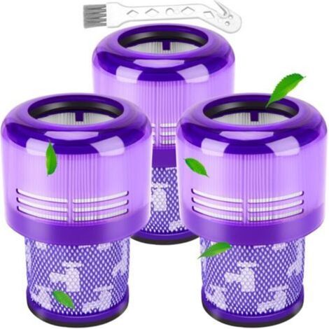 Filter für Dyson V11, 3er-Pack Ersatzfilter für Dyson V11, V15, SV14, SV17, SV22 Detect Animal Absolute Extra Pro Torque Drive Motorhead Staubsauger, ersetzt DY-970013-02